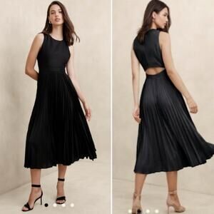 strapless open back dress Baobab Coco Laguna Azul Pleated Halter Mini Dress main image 1